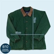 Lade das Bild in den Galerie-Viewer, Lands End Jacke gefüttert "Canvas" 90er/00er, grün, L/XL