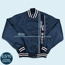 Lade das Bild in den Galerie-Viewer, Swingster Jacke "US Navy" 80er/90er Made in the USA, blau, L