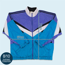 Lade das Bild in den Galerie-Viewer, Adidas Trainingsjacke 90er, blau/lila, XL