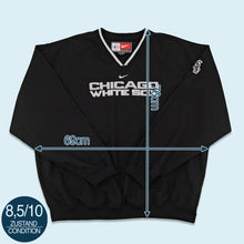 Lade das Bild in den Galerie-Viewer, Nike Team Windbreaker/Sweater "Chicago White Sox" 00er, schwarz, XXL