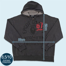 Lade das Bild in den Galerie-Viewer, Disneyland Resort Quarter Zip Hoodie "Epcot Canada", grau, XL