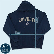 Lade das Bild in den Galerie-Viewer, Hoodie "Dallas Cowboys", blau, XL