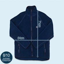 Lade das Bild in den Galerie-Viewer, Helly Hansen Fleece "deep pile" 90er Made in Portugal, blau, L