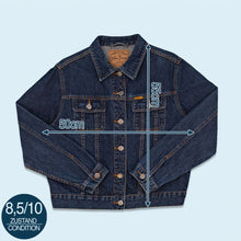 Lade das Bild in den Galerie-Viewer, John Baner Jeansjacke 90er, blau, S