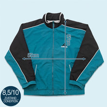 Lade das Bild in den Galerie-Viewer, Adidas Trainingsjacke 00er, grün/blau, M/L