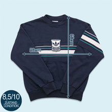 Lade das Bild in den Galerie-Viewer, Adidas Sweatshirt 80er/90er, blau, S/M