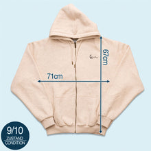 Lade das Bild in den Galerie-Viewer, Karl Kani Zip Hoodie, beige, XL breit