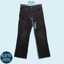 Lade das Bild in den Galerie-Viewer, Hose "cord" 90er, schwarz, 32/30