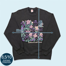 Lade das Bild in den Galerie-Viewer, Jerzees Sweatshirt "Badlands South Dakota" 80er/90er Made in the USA, schwarz, L Damen