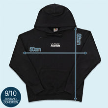 Lade das Bild in den Galerie-Viewer, Fruit of the Loom Hoodie "Vintage Allstars", schwarz, S/M Damen