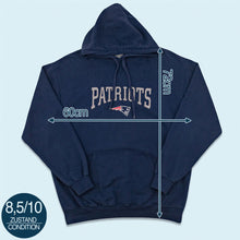 Lade das Bild in den Galerie-Viewer, NFL Hoodie "New England Patriots", blau, L/XL