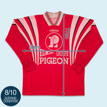 Lade das Bild in den Galerie-Viewer, Adidas Trikot langarm "U.S. Avranches" 90er, rot, XL