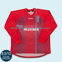 Lade das Bild in den Galerie-Viewer, Jako Torwarttrikot "Vintage Allstars" 90er, rot, L/XL