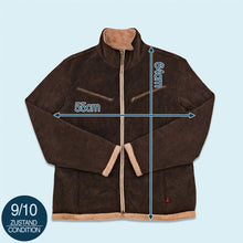 Lade das Bild in den Galerie-Viewer, Woolrich Jacke "Cord fleece lined" Y2K, braun, M/L Damen