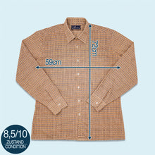 Lade das Bild in den Galerie-Viewer, Sir Franklin Hemd 70er/80er, braun, L