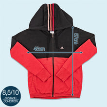 Lade das Bild in den Galerie-Viewer, Adidas Zip Hoodie 2013, rot/schwarz, XS/S