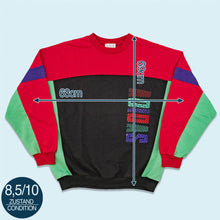 Lade das Bild in den Galerie-Viewer, Adidas Sweatshirt 80er/90er Made in R.S.A., grün/schwarz/rot, XL