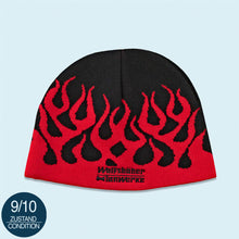 Lade das Bild in den Galerie-Viewer, Mütze "Tonwerke", rot/schwarz, Einheitsgröße