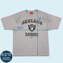 Lade das Bild in den Galerie-Viewer, Reebok T-Shirt "Oakland Raiders" 00er, grau, XL