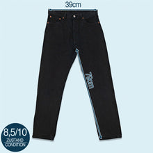 Lade das Bild in den Galerie-Viewer, Levi's Hose "501" 1996 Made in the USA, schwarz, 30/30