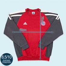 Lade das Bild in den Galerie-Viewer, Adidas Sweatshirt "FC Bayern München" 2001, rot/grau, L/XL