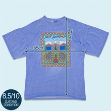 Lade das Bild in den Galerie-Viewer, OPC T-Shirt "New Zealand" 1994 Made in New Zealand, blau, M/L