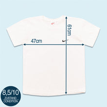 Lade das Bild in den Galerie-Viewer, Nike T-Shirt "Swoosh" 90er Made in the USA, weiß, S/M