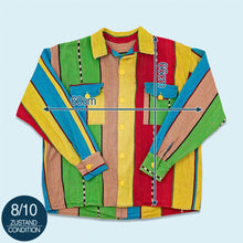 Lade das Bild in den Galerie-Viewer, Hemd dick 90er/00er, mehrfarbig, M/L breit