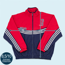 Lade das Bild in den Galerie-Viewer, Adidas Trainingsjacke 90er, rot/blau, M/L breit