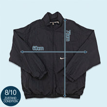 Lade das Bild in den Galerie-Viewer, Nike Trainingsjacke 90er Made in the Philippines, schwarz, L