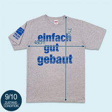 Lade das Bild in den Galerie-Viewer, Anvil T-Shirt "Einfach gut gebaut" Made in Honduras, grau, M