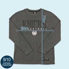 Lade das Bild in den Galerie-Viewer, UNK NBA Longsleeve "New York Knicks Basketball", grau, L