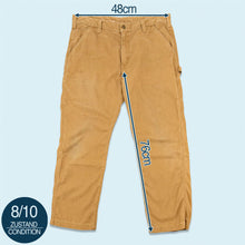 Lade das Bild in den Galerie-Viewer, Carhartt Hose "Carpenter relaxed fit" 2005, beige/braun, 38/30