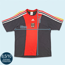 Lade das Bild in den Galerie-Viewer, Adidas T-Shirt "Deutschland" 2005, rot/schwarz, L