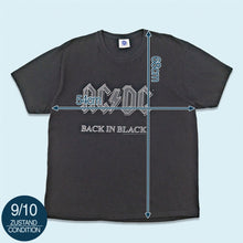 Lade das Bild in den Galerie-Viewer, Starworld T-Shirt "AC/DC Back in Black" 2004, schwarz, L