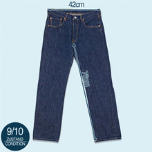 Lade das Bild in den Galerie-Viewer, Levi's Hose "501" Made in Mexico, blau, 32/30