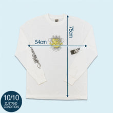 Lade das Bild in den Galerie-Viewer, Fox Longsleeve "Colossal Sample" 00er Deadstock, weiß, L
