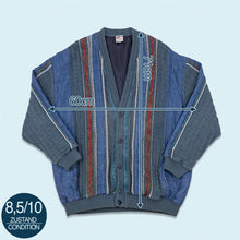 Lade das Bild in den Galerie-Viewer, Studio Pitti Cardigan gefüttert 90er, blau, L