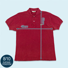 Lade das Bild in den Galerie-Viewer, Lacoste Poloshirt 80er/90er Made in France, rot, S