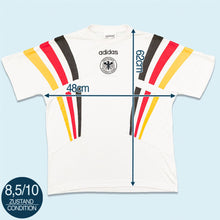 Lade das Bild in den Galerie-Viewer, Adidas T-Shirt "DFB" 1996, weiß, XS/S