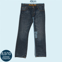 Lade das Bild in den Galerie-Viewer, Fox Denim Hose 00er, blau, 38/32