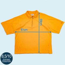 Lade das Bild in den Galerie-Viewer, Carlo Colucci Poloshirt 90er, orange, L/XL breit