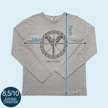 Lade das Bild in den Galerie-Viewer, Carlo Colucci Longsleeve "Logo", grau, L