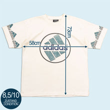 Lade das Bild in den Galerie-Viewer, T-Shirt "Adidas bootleg" 90er, beige, XL