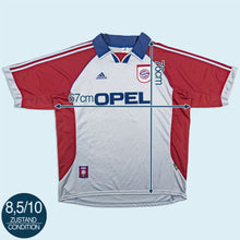 Lade das Bild in den Galerie-Viewer, Adidas Trikot "FC Bayern München Stefan Effenberg Champions League" 1998-99 Made in England climalite, grau, XXL