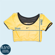 Lade das Bild in den Galerie-Viewer, Nike Top "Centerswoosh" Dri F.I.T. 90er, gelb, XS