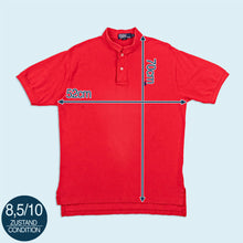 Lade das Bild in den Galerie-Viewer, Polo Ralph Lauren Poloshirt 90er/00er, rot, M/L