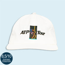 Lade das Bild in den Galerie-Viewer, Adidas Mütze "ATP Tennis Tour 100% Nylon" 90er Made in Korea, weiß, Einheitsgröße