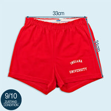 Lade das Bild in den Galerie-Viewer, Champion Shorts "University Indiana" 70er/80er Made in the USA, rot, S
