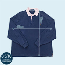 Lade das Bild in den Galerie-Viewer, Polo Ralph Lauren Sweatshirt/Polo 90er/00er, blau, XXL